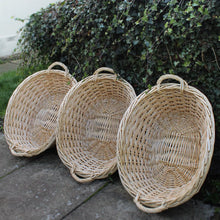 Load image into Gallery viewer, Three Scottish wicker washing baskets 